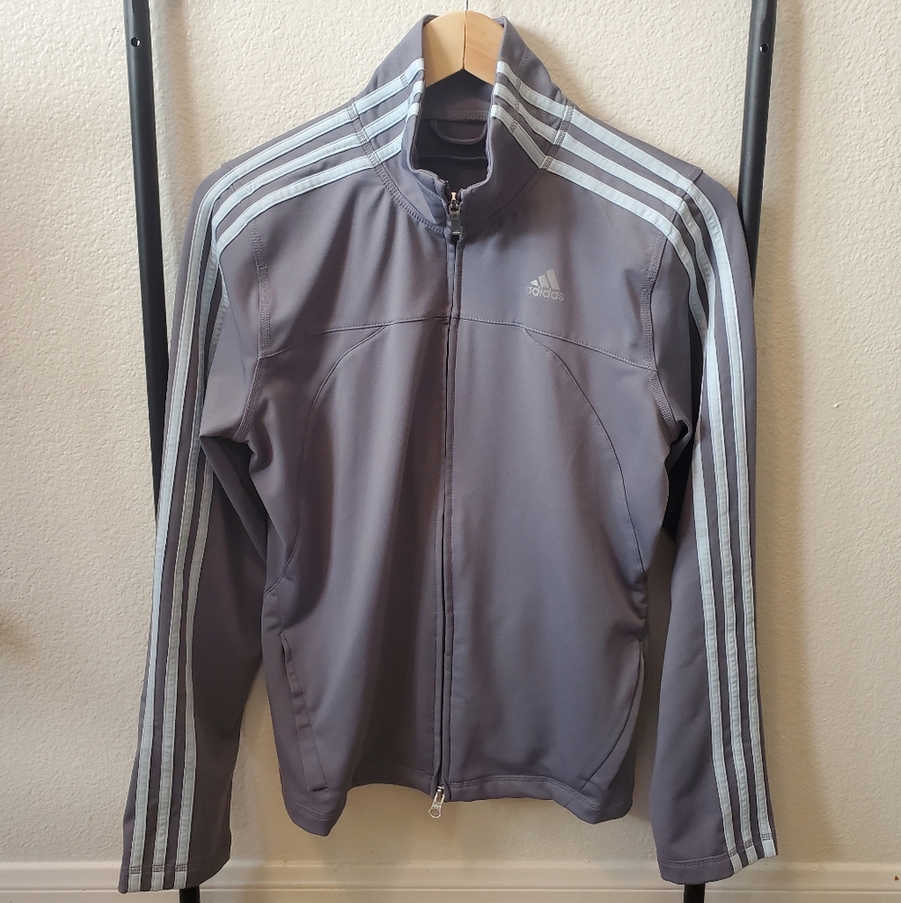 👟 Adidas track jacket running top sz M